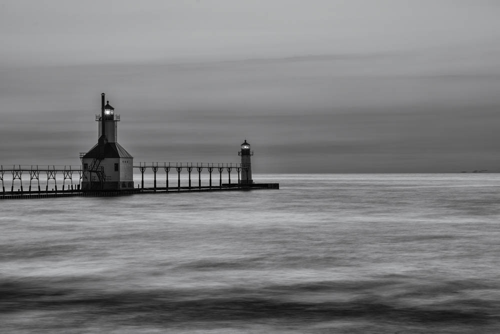 St. Joseph Lighthouse Benton Harbor Michigan Lake Michigan Great Lakes